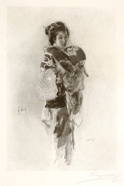 Chica japonesa (El Musmee) de Henry Wolf