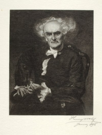 Joseph Jefferson como "Dr. Pangloss" de Henry Wolf