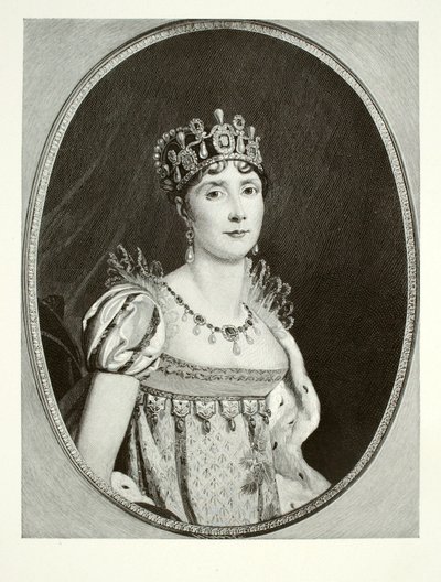 Josefina como emperatriz de Henry Wolf