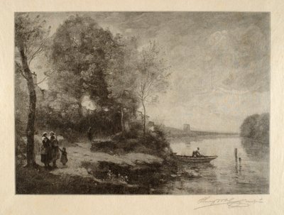 La Riviere a la Tour Lointaine de Henry Wolf