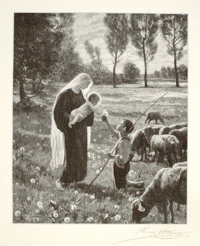 María conoce a un pastorcillo de Henry Wolf