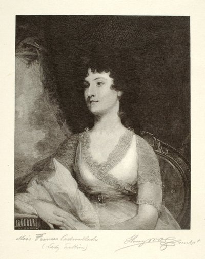 Srta. Frances Cadwalader (Lady Erskine) de Henry Wolf