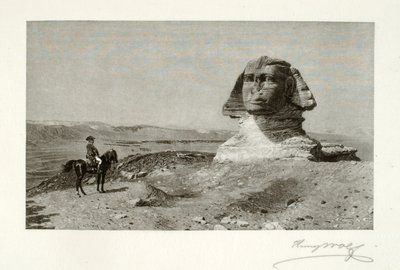 Napoleón ante la Esfinge de Henry Wolf