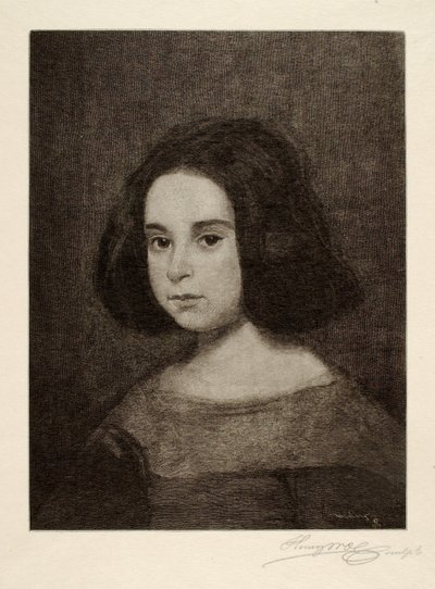 Retrato de una joven de Henry Wolf