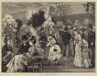 En una exposición de flores de Henry Woods