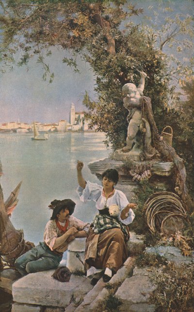 El hechizo de Cupido, 1885, c1930 de Henry Woods