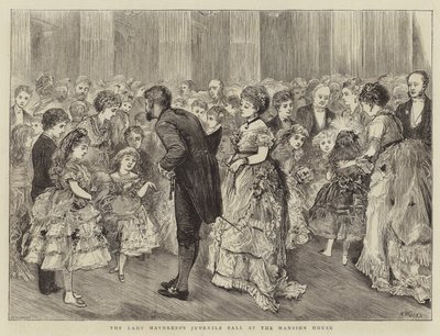 El Baile Juvenil de la Alcaldesa en la Mansion House de Henry Woods