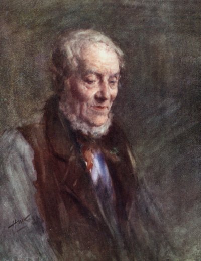 Anales de la Parroquia: The Old Ploughman (litografía en color) de Henry Wright Kerr