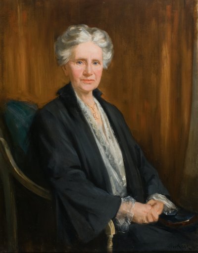 Sra. Elizabeth Low, siglo XX (óleo sobre lienzo) de Henry Wright Kerr
