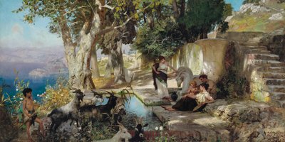 En la fuente de Henryk Siemiradzki