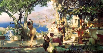 Danza de la espada, 1881 de Henryk Siemiradzki