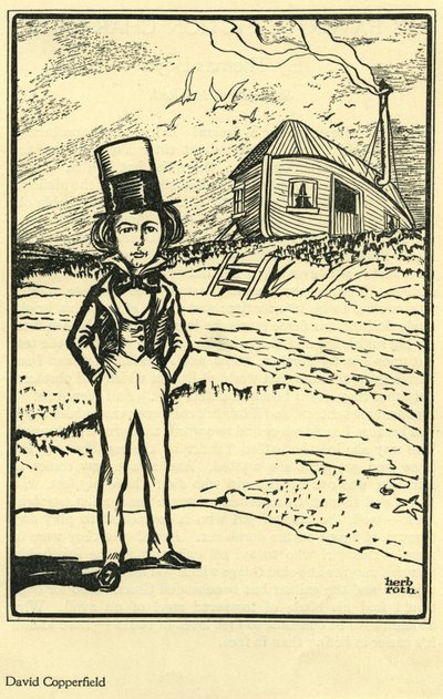 David Copperfield, de Mi personaje de ficción favorito, de Thomas Boyd, en The Bookman de Herb Roth