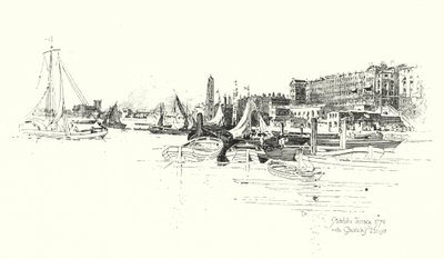 Adelphi Terrace, Londres de Herbert (after) Railton