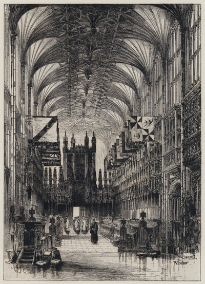 Interior de la Capilla de San Jorge de Herbert (after) Railton