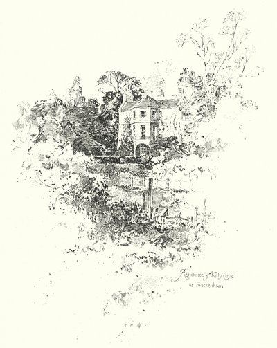 Residencia de Kitty Clive, Twickenham, Londres de Herbert (after) Railton