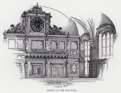 Pantalla en el Old Hall de Herbert (after) Railton