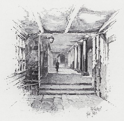 Los Claustros (grabado) de Herbert (after) Railton