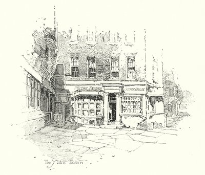 La taberna Mitre, Londres de Herbert (after) Railton