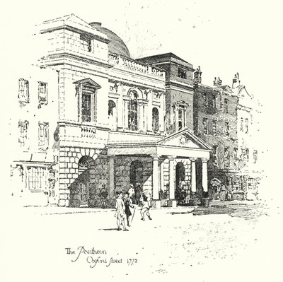 El Panteón, Oxford Street, Londres de Herbert (after) Railton