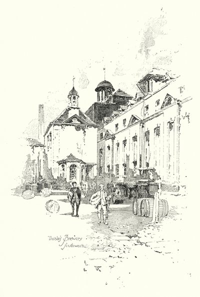 Cervecería Thrale, Southwark, Londres de Herbert (after) Railton