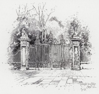 Puertas de hierro forjado, Gray