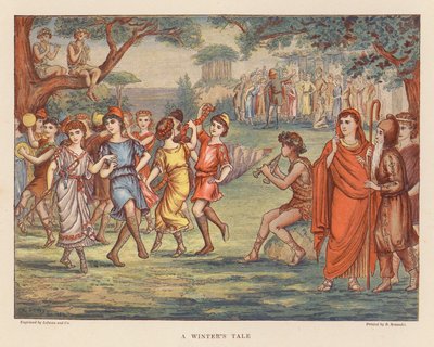 Shakespeare para jóvenes: Cuento de invierno (litografía en color) de Herbert (after) Sidney