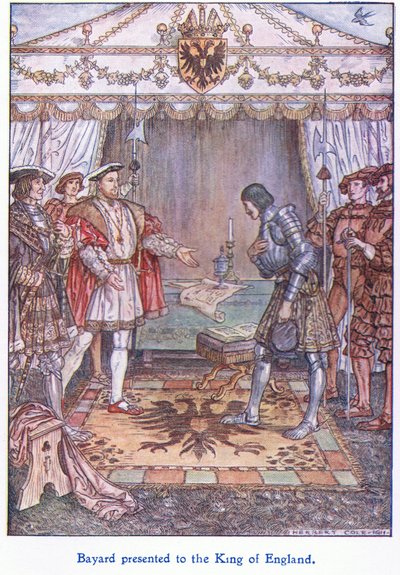 Bayard presentado al rey de Inglaterra (Enrique VIII) de Herbert Cole
