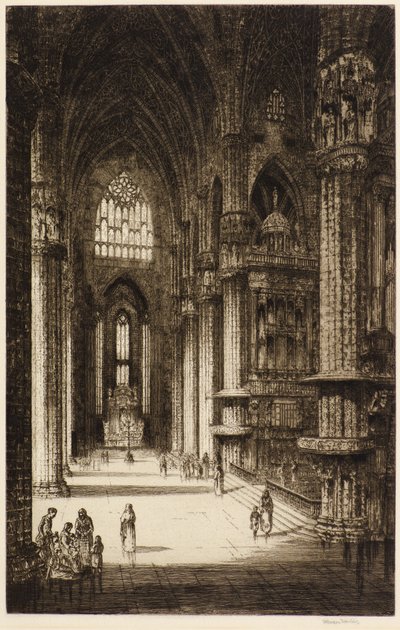 Catedral de Colonia (grabado) de Herbert Gordon Warlow