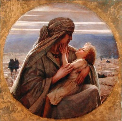 Una tarde en Nazaret de Herbert Gustave Schmalz