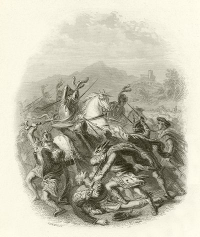 Batalla de Flodden de Herbert Gustave Schmalz