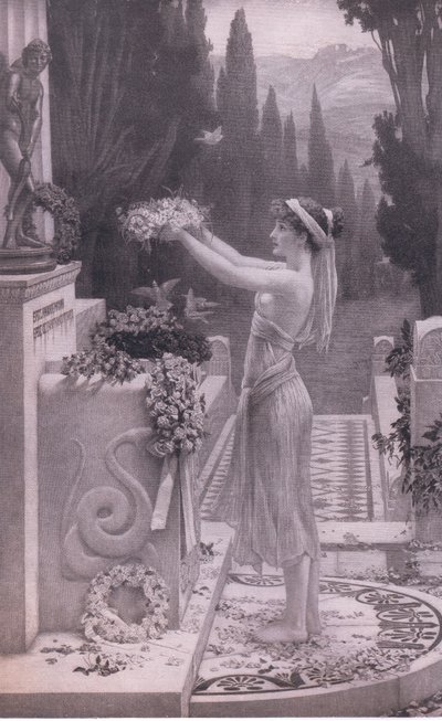 Su primera ofrenda, de Bibbys Annual, 1916-1917 de Herbert Gustave Schmalz