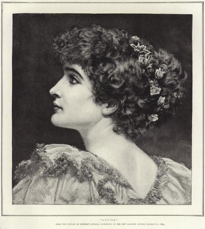 Lucille, por Herbert Schmalz de Herbert Gustave Schmalz