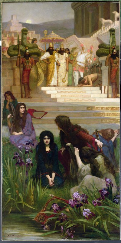 Las Hijas de Judá en Babilonia de Herbert Gustave Schmalz