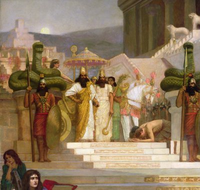 Las hijas de Judá en Babilonia de Herbert Gustave Schmalz