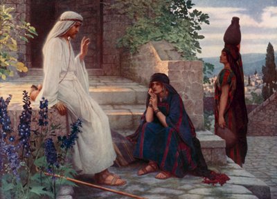 El Hogar en Betania de Herbert Gustave Schmalz