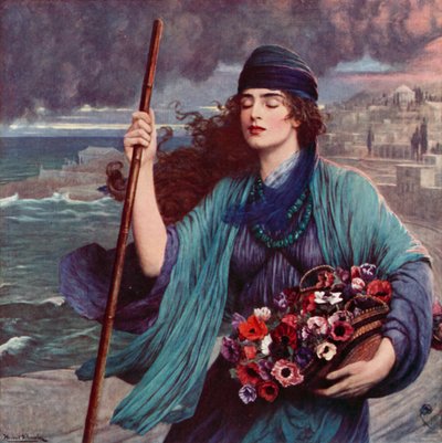 Nydia, la niña ciega de Pompeya de Herbert Gustave after Schmalz