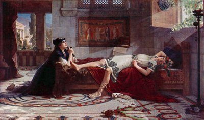La oración de Santa Mónica de Herbert Gustave after Schmalz