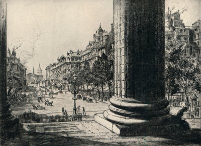 Vista desde la Madeleine, 1915 de Herbert Hillier