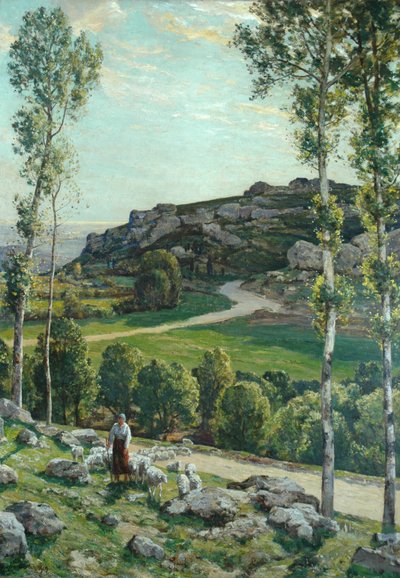 Un camino en Provenza, 1904 de Herbert Hughes Stanton