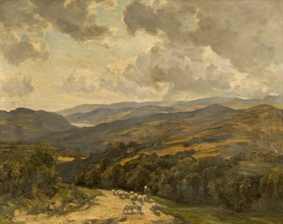 Colinas galesas cerca de Barmouth de Herbert Hughes Stanton