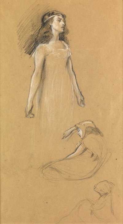 Estudio para "Tristram e Yseult", c.1901 de Herbert James Draper