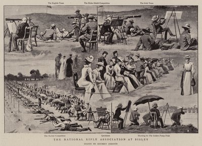 La Asociación Nacional de Rifles en Bisley de Herbert Johnson