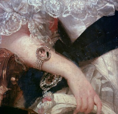 (detalle) Retrato de la Reina Victoria de Herbert Luther Smith