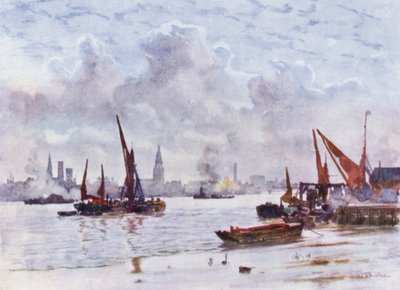 Battersea Reach de Herbert Menzies (after) Marshall