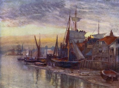 Old Essex Wharf de Herbert Menzies (after) Marshall