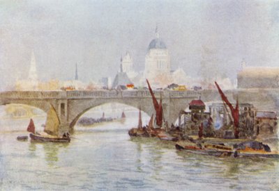 Extremo sur del Puente de Waterloo de Herbert Menzies (after) Marshall