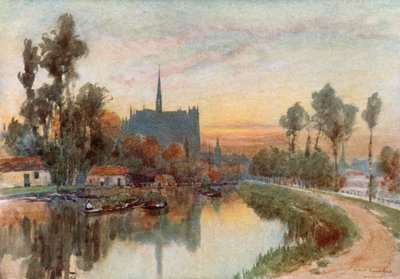 Atardecer en el Somme en Amiens de Herbert Menzies Marshall