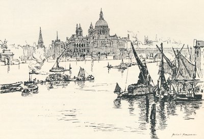 Desde el Puente de Waterloo, 1873, 1894 de Herbert Menzies Marshall