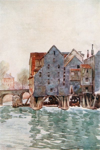 Los viejos molinos en Meaux de Herbert Menzies Marshall