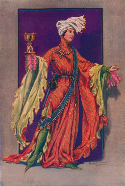 Un noble. Finales del siglo XIV, 1926 de Herbert Norris